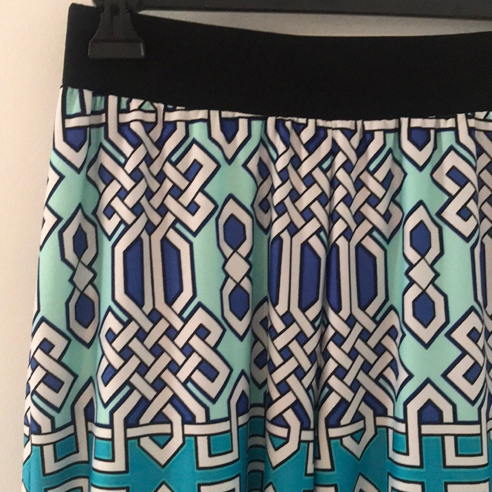 Wide Leg Pants-  Shades of Blue